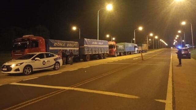 Nuevo contrabando de soja en las rutas misioneras. Policía de Misiones