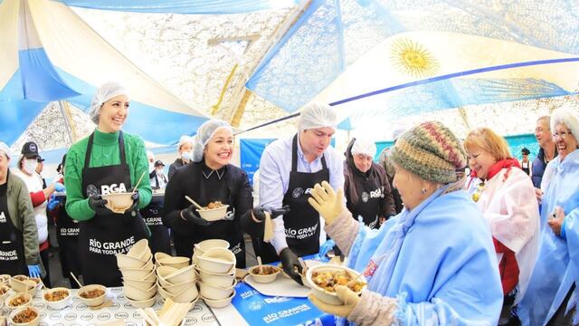 Entregaron más de 10 mil porciones para el almuerzo de Río Grande