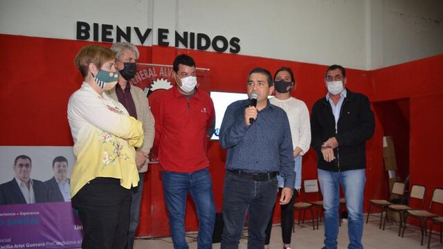 Walther Marcolini eufórico por el triunfo en las PASO.