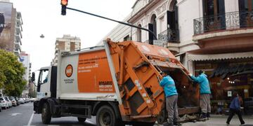 Camión recolector de residuos de Rosario