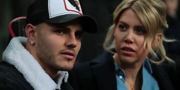 Wanda Nara y Mauro Icardi.
