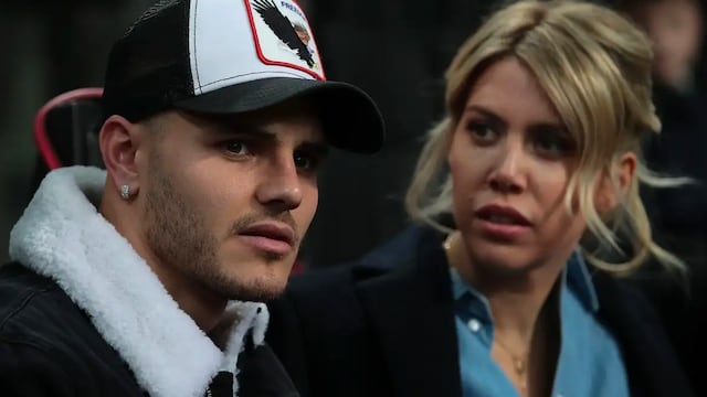 Wanda Nara y Mauro Icardi.