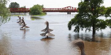 Crecida del Río Gualeguaychú: hay vecinos afectados