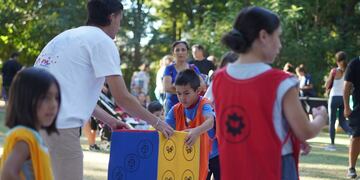 Actividad educativa en el bosquecito Besaccia