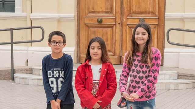 Mateo, Jazz y Mía, los protagonistas de la historia. (Foto / Los Andes)