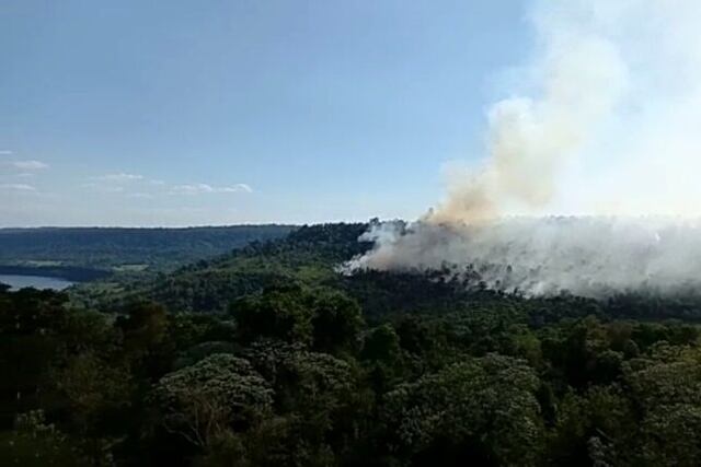 Por las altas temperaturas y la falta de lluvias rige en Misiones el alerta por incendios