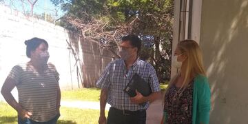 Lisandro Mársico y Carla Boidi recorrieron la Casa del Adolescente y Libertad Asistida