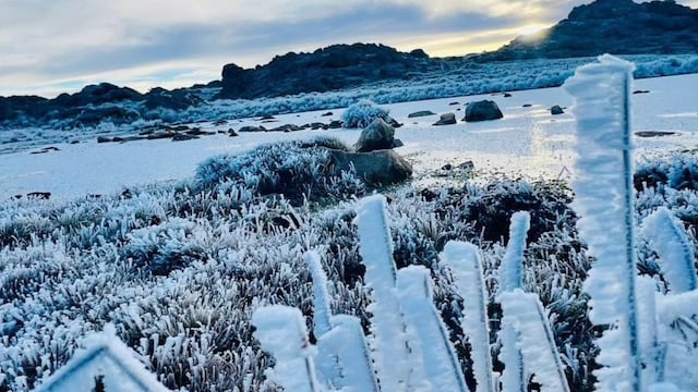 El rincón más frío de la provincia de Córdoba.