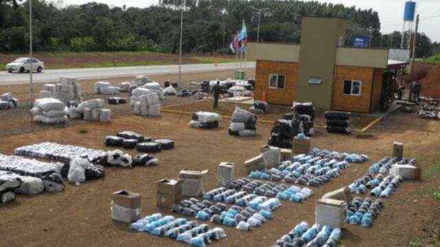 Gendarmería Nacional desarticuló encomiendas ilegales en San Vicente.