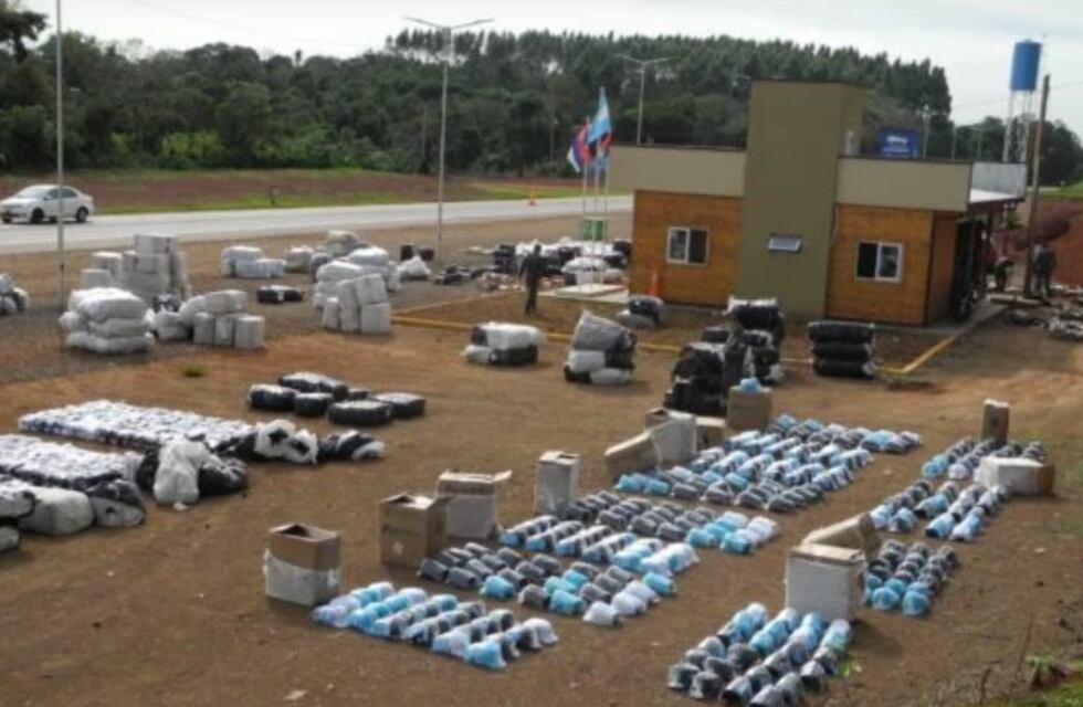 Gendarmería Nacional desarticuló encomiendas ilegales en San Vicente