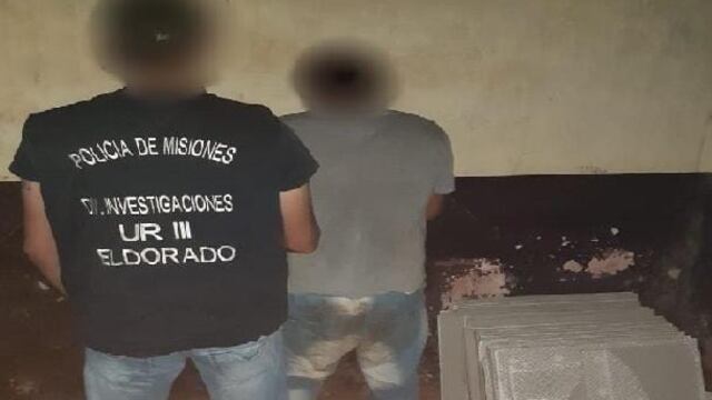 Eldorado: detienen a un hombre acusado de robo de cerámicas de una obra en construcción.