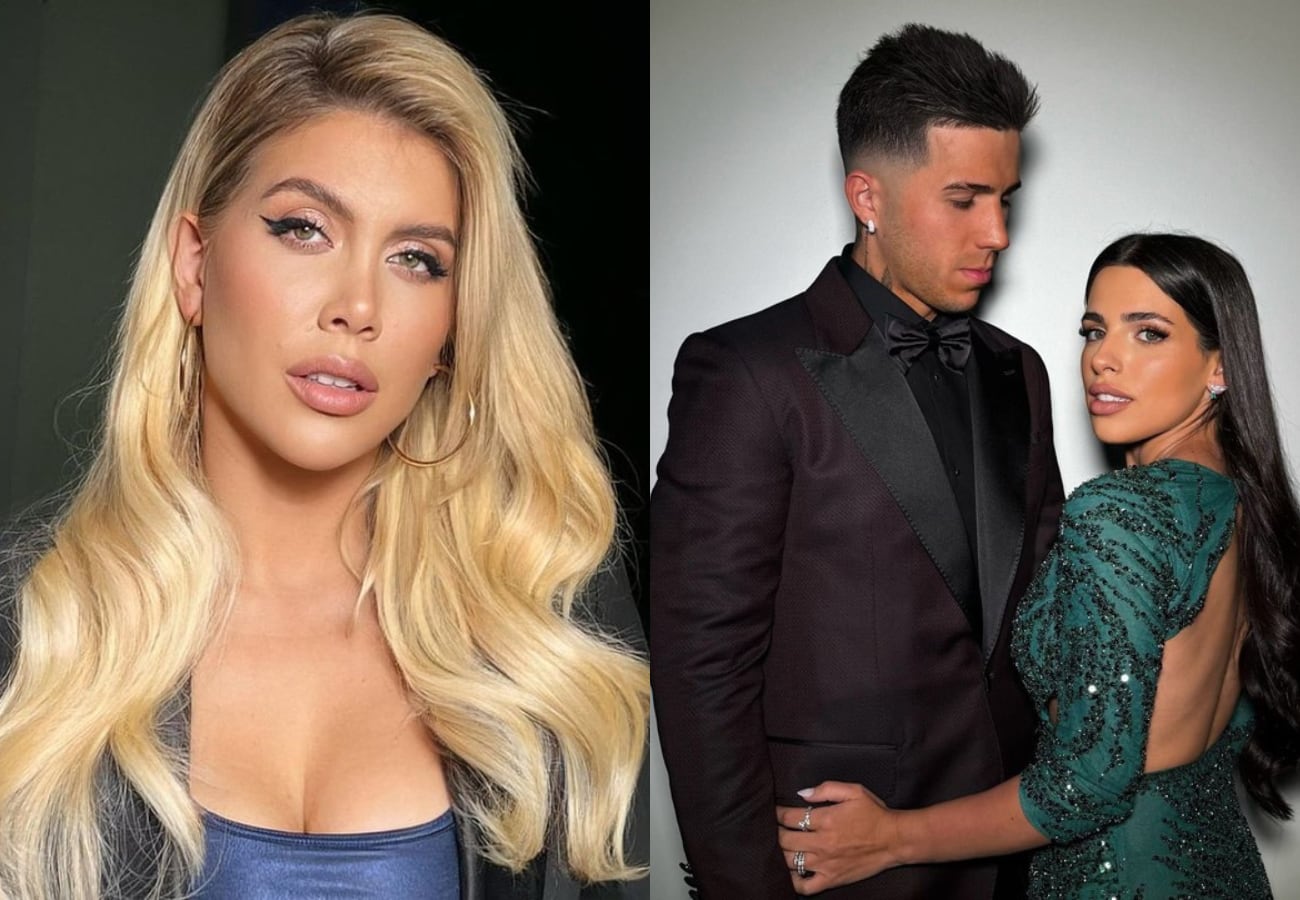 Wanda Nara, Enzo Fernández y Valentina Cervantes.