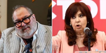 Jorge Lanata y Cristina Kirchner