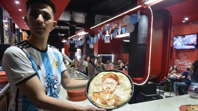 Pizzería Don Luis, la más tradicional en Córdoba, lanzó la pizza Messi.