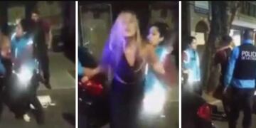 Una joven a los gritos en Colegiales: "No me gusta la gente oscura”. (Foto: La Voz)