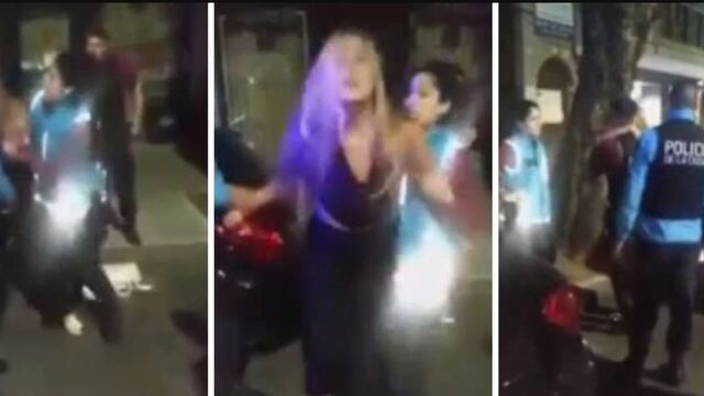 Una joven a los gritos en Colegiales: "No me gusta la gente oscura”. (Foto: La Voz)