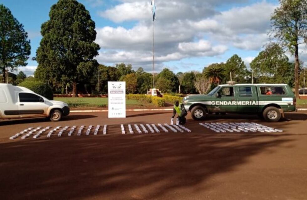En varios procedimientos, Gendarmería Nacional incautó drogas y mercaderías ilegales en Misiones