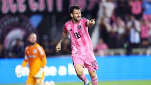 Lionel Messi en la victoria de Inter Miami ante Seattle.