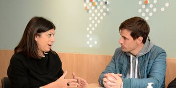 Clara García y Leonardo Viotti analizaron la situación política de Rafaela y de Santa Fe