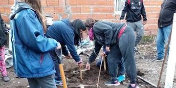 Baño finalizado y baño en construcción