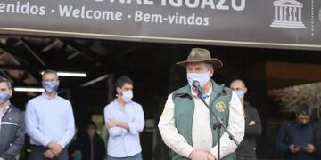 Sergio Acosta, intendente del Parque Nacional Iguazú