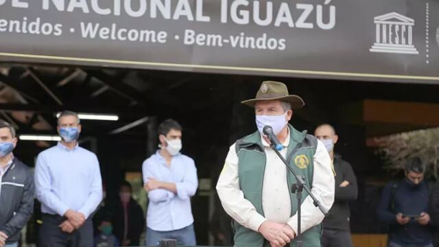 Sergio Acosta, intendente del Parque Nacional Iguazú