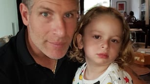 Gianluca, el hijo menor de Martín Palermo.