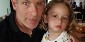 Gianluca, el hijo menor de Martín Palermo.