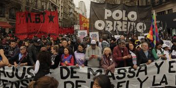 Jornada nacional de protestas.