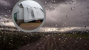 Tormenta en Gualeguaychú. Foto ilustrativa de archivo.