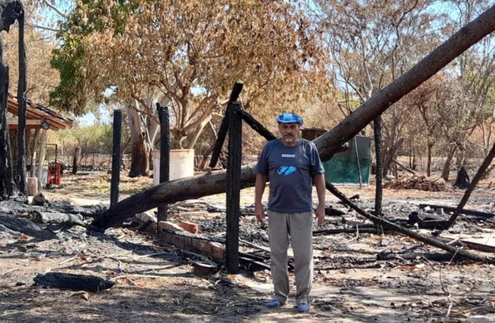 Es ex combatiente de Malvinas, vive en Bahía Blanca y lucha contra los incendios en Corrientes