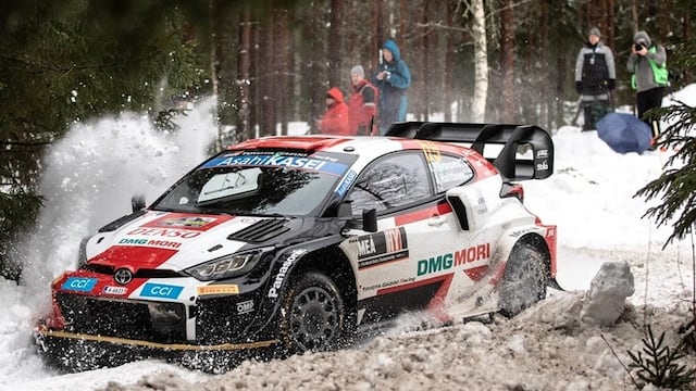 Rovanpera encabeza un 1-2 de Toyota en Suecia, que completa Evans.