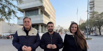 Luis Castellano, Juan Senn y María Paz Caruso