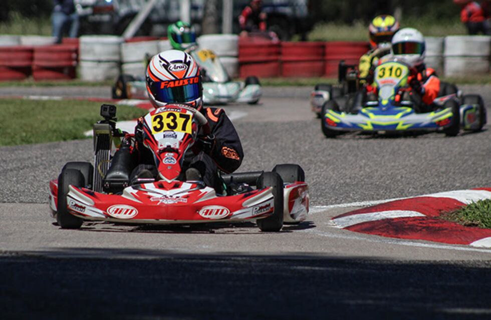 Fausto Arnaudo fue segundo en Buenos Aires en una nueva fecha de la Copa Rotax