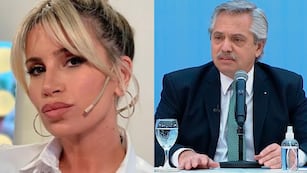 Florencia Peña y Alberto Fernández