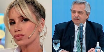 Florencia Peña y Alberto Fernández