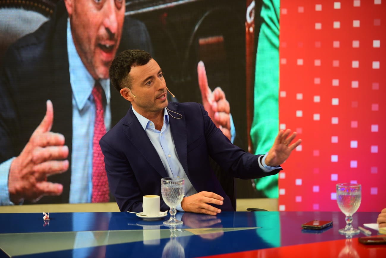 Rodrigo de Loredo diputado nacional por la provincia de Córdoba, en el programa Voz y Voto. (César Heredia / La Voz)