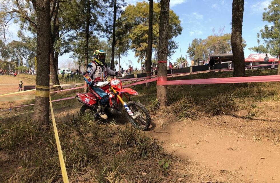 Guillermo Vaira corrió la segunda fecha del Argentino de motocross enduro en Tucumán
