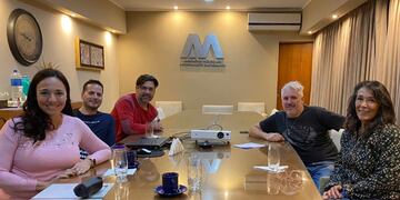 Dra. Marisa Angeletti, Dr. Guillermo Figueroa, Dr. Daniel Croatto, Dr. Andrés Donnet y Dra. Claudia Nemiña.