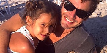 Vicuña junto a su hija Blanca, que falleció en septiembre de 2012.