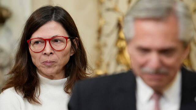 Gobierno nacional: Silvina Batakis, ministra de Economía, y Alberto Fernández. (AP)