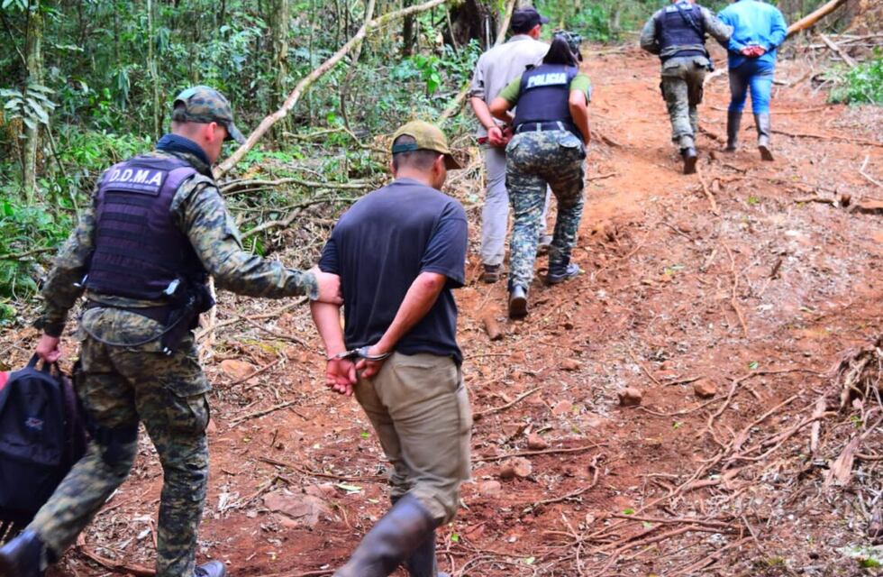 Cinco detenidos por apeo ilegal en un lote privado de San Pedro