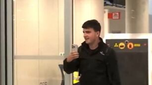 El primer argentino en llegar al Aeropuerto Jorge Chávez