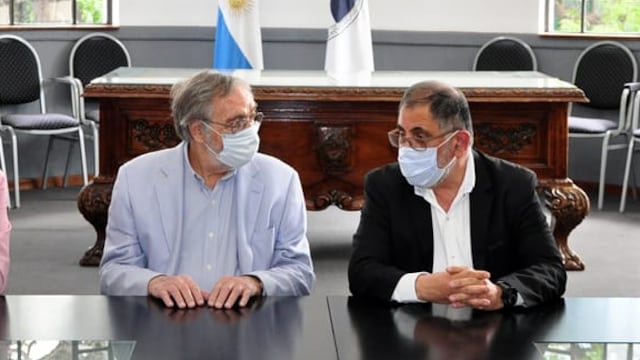 Durante su visita a la capital jujeña, el actor Luis Brandoni visitó la Municipalidad de San Salvador de Jujuy.