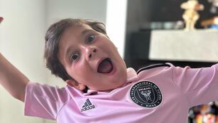 Mateo Messi cumplió 8 años y lo celebró con la camiseta de Inter Miami.
