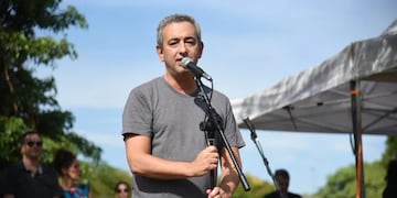 Javkin estuvo en el Bosque de la Memoria