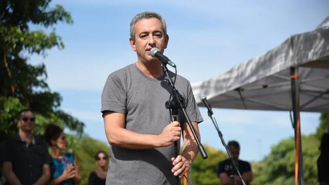 Javkin estuvo en el Bosque de la Memoria