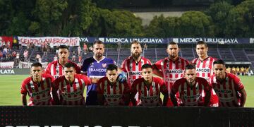 La formación de Instituto que salió desde el arranque ante Liverpool de Uruguay, en Montevideo. (Prensa Instituto)