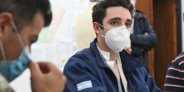 El médico trucho Ignacio Nicolás Martín llegó a ocupar cargos de coordinación en medio de la pandemia. Gentileza La Voz.