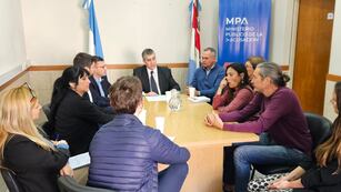 El Fiscal Regional Carlos Vottero recibió a los concejales de Rafaela
